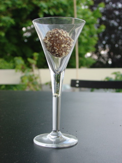 Sesam-Mandel-Pralinen