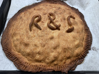 Pastete mit Quittenfüllung